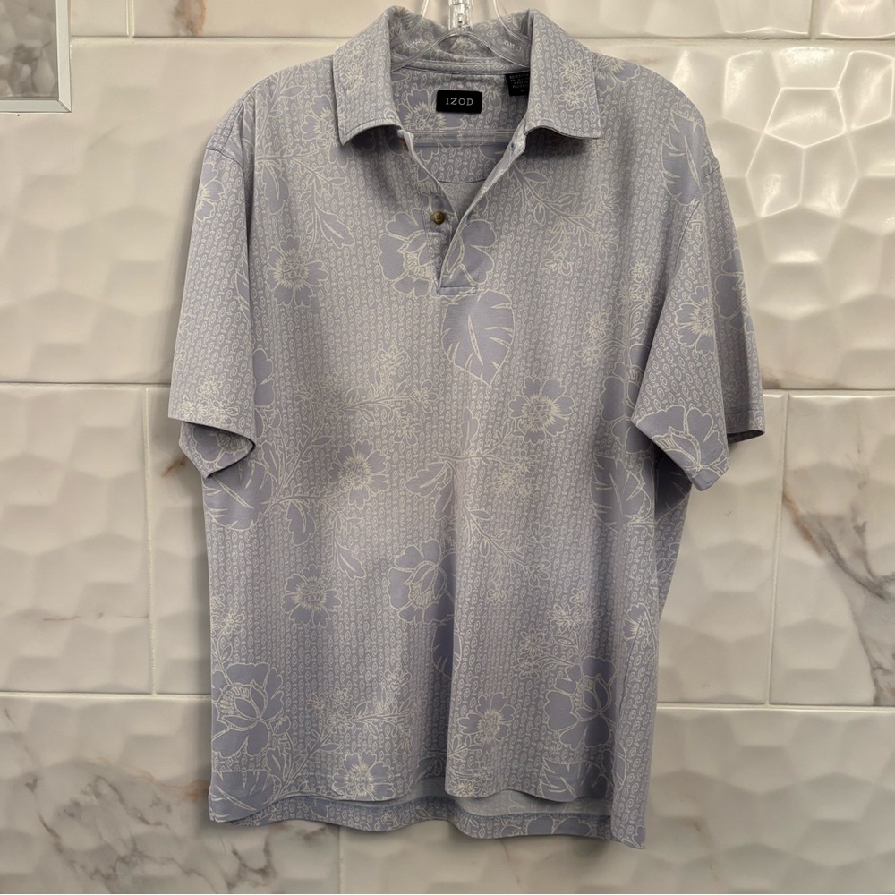 Izod Light Gray Men’s Golf Shirt